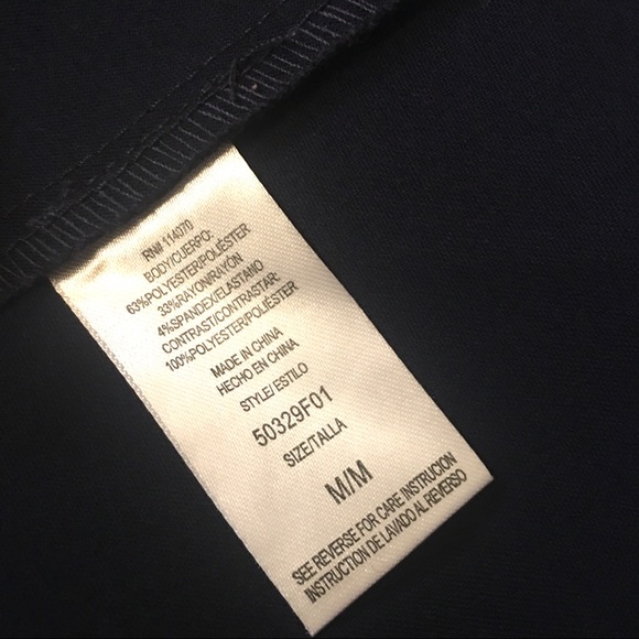 MOD Kit & Sky Navy Blue Dress w SCANDI Floral belt - Picture 6 of 7